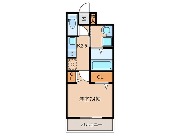 あどばんす蘭の物件間取画像